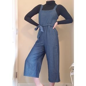 American Eagle Cropped Coulotte Jumpsuit